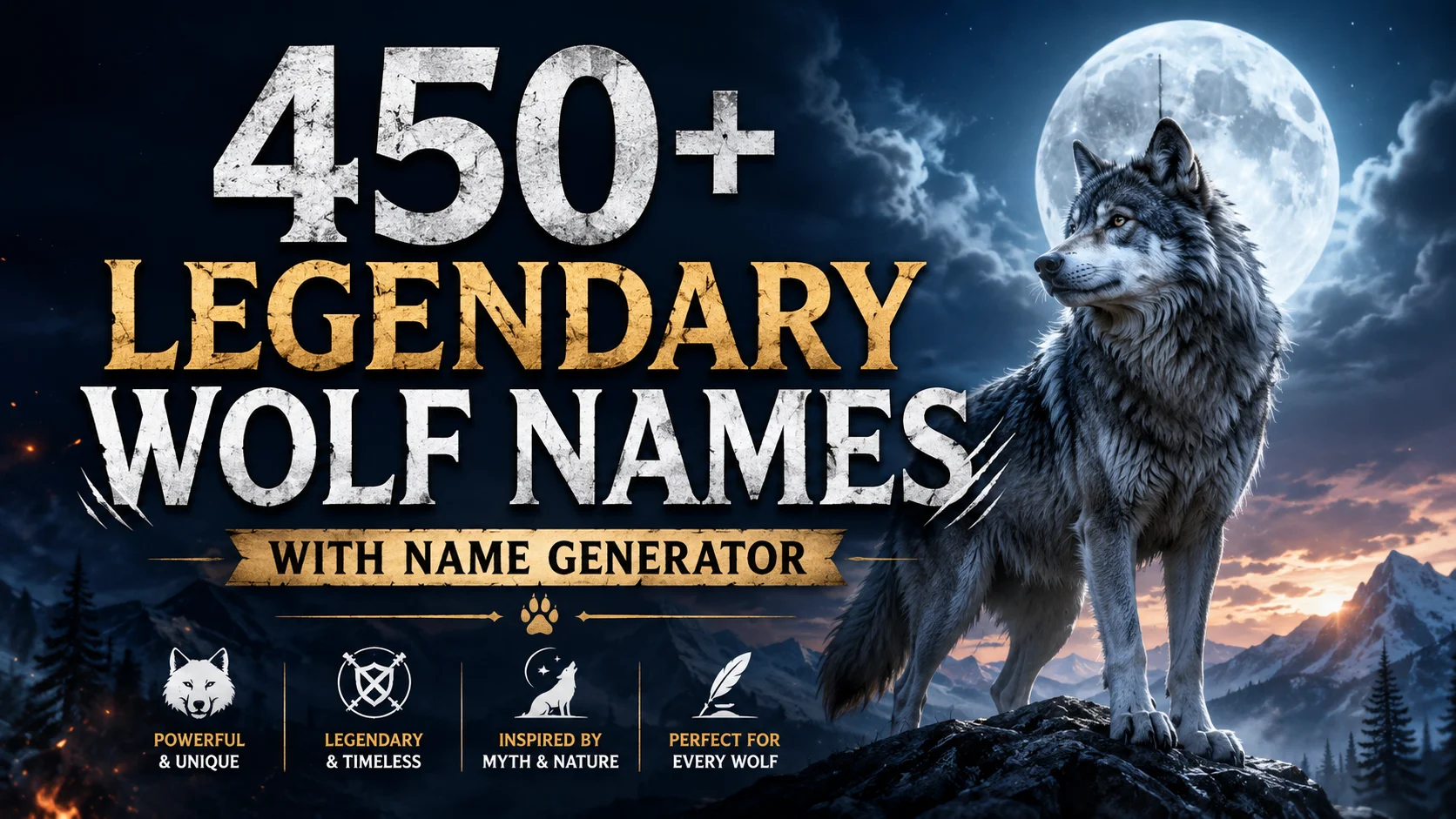 Legendary Wolf Names With Name Generator
