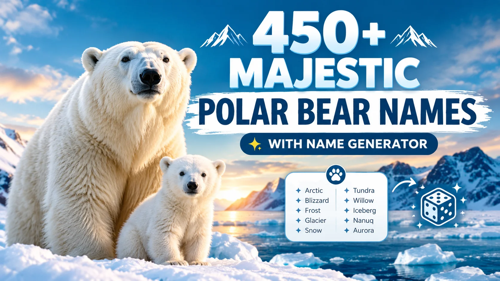 Majestic Polar Bear Names With Name Generator