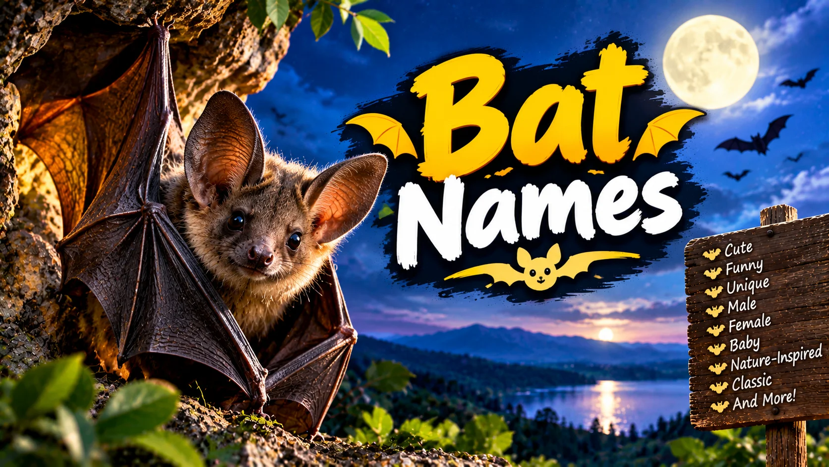 Catchy & Creative Bat Names With Name Generator