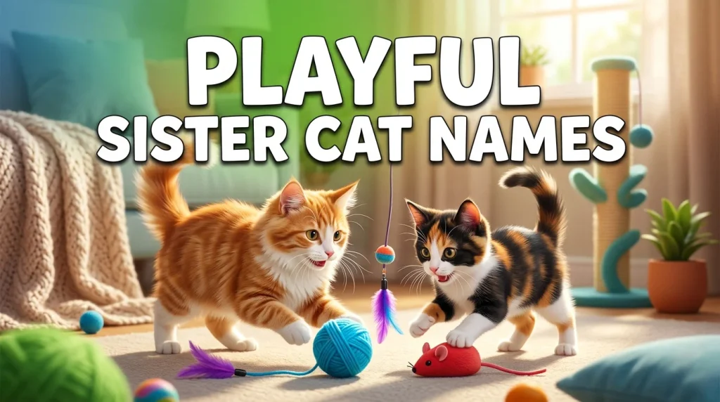 Playful Sister Cat Names