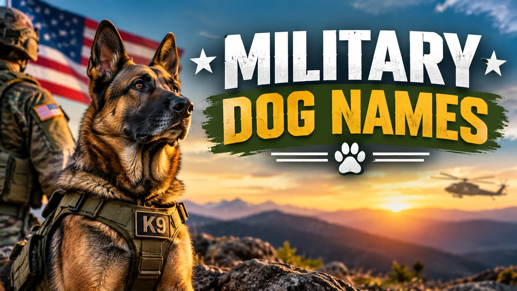 Powerful Military Dog Names With Name Generator