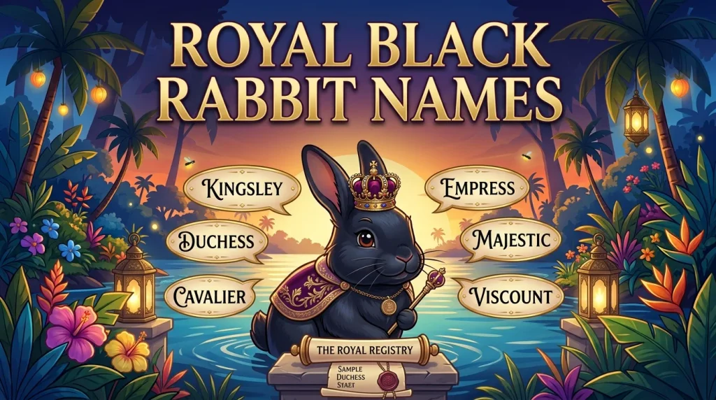 Royal Black Rabbit Names