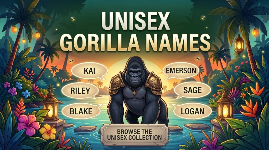 Unisex Gorilla Names