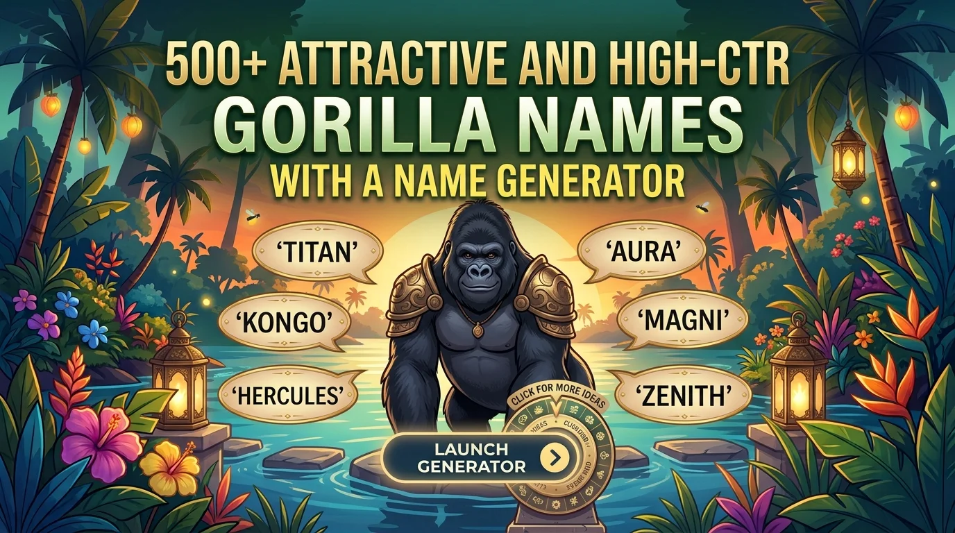 attractive-and-high-ctr-gorilla-names-with-a-name-generator