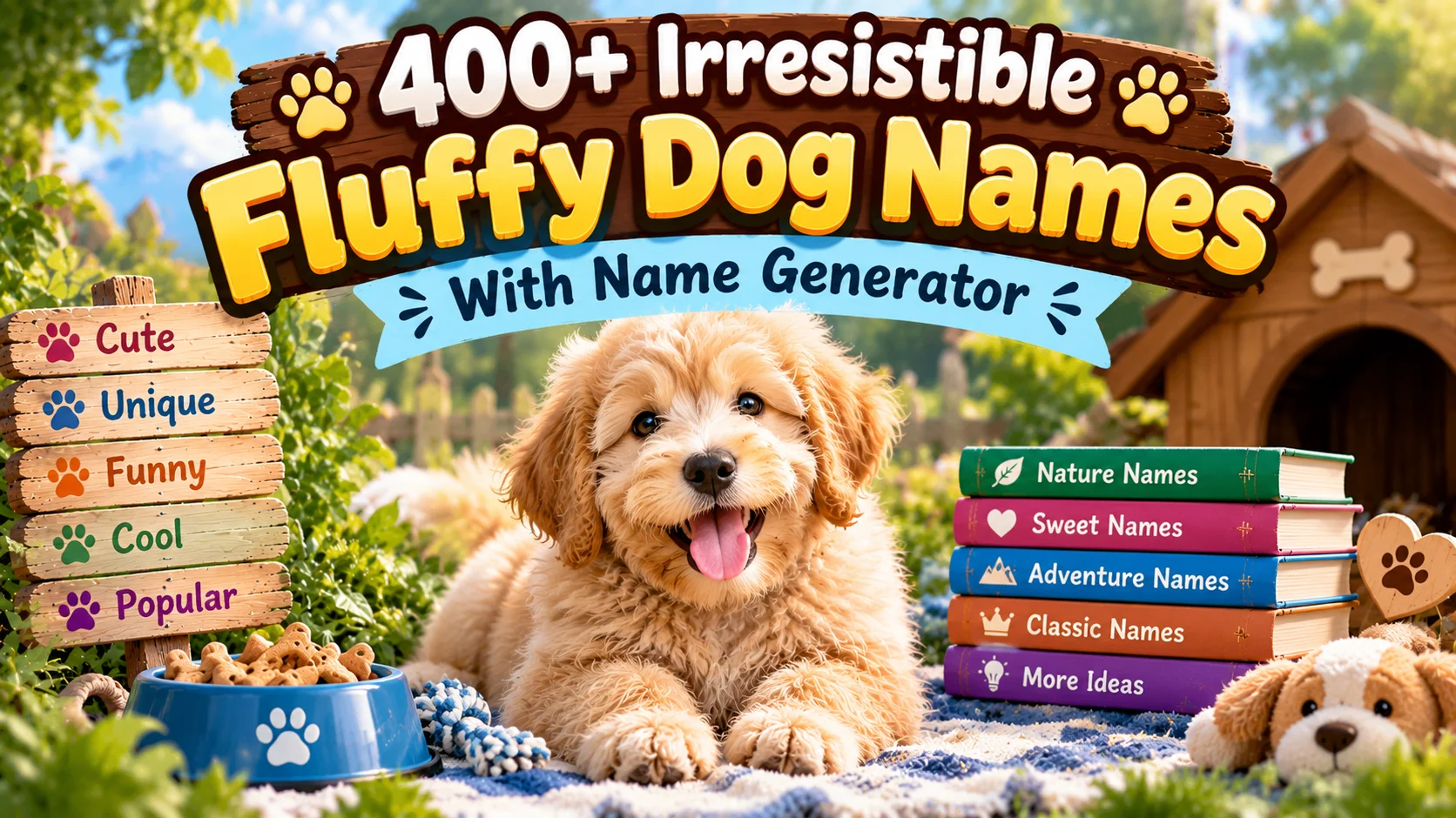 Irresistible Fluffy Dog Names With Name Generator
