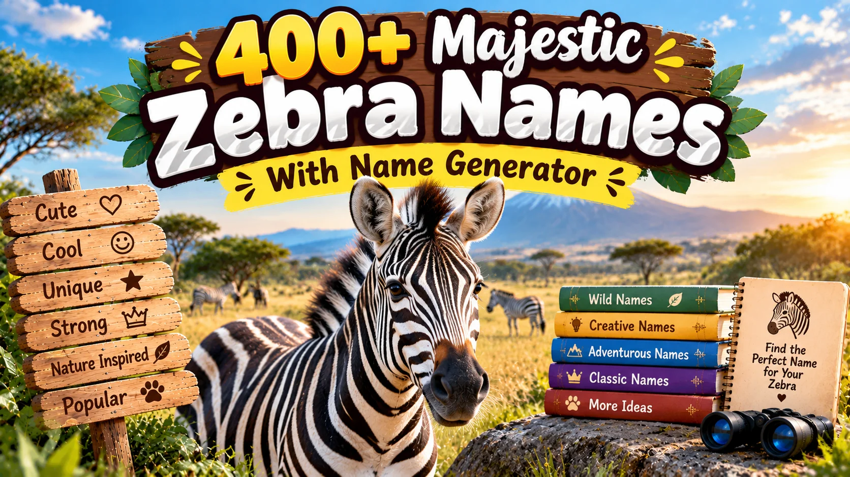 Majestic Zebra Names With Name Generator